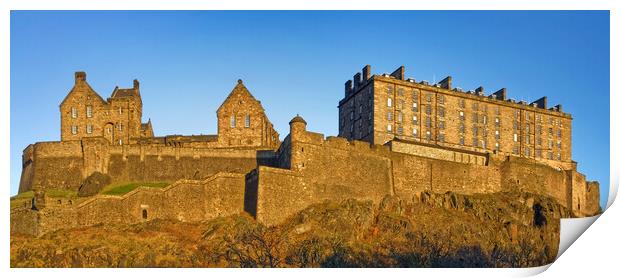 Edinburgh Castle Panorama  Print by Darren Galpin