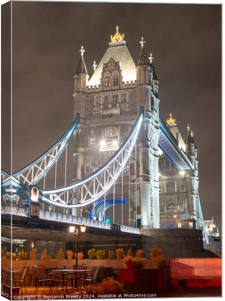 Tower Bridge  Canvas Print by Benjamin Brewty