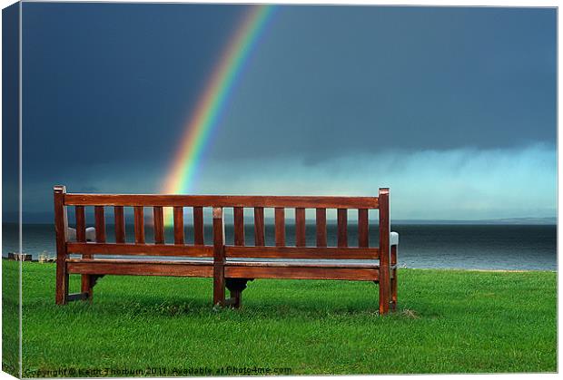 Rainbow Chair Canvas Print by Keith Thorburn EFIAP/b