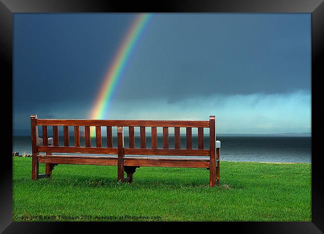 Rainbow Chair Framed Print by Keith Thorburn EFIAP/b