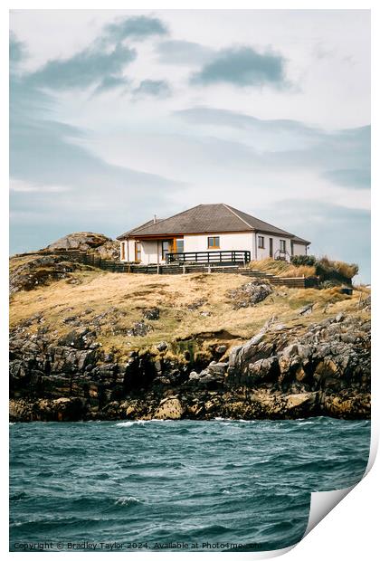 An Enviable Sea View, Loch Roag, Scotland Print by Bradley Taylor