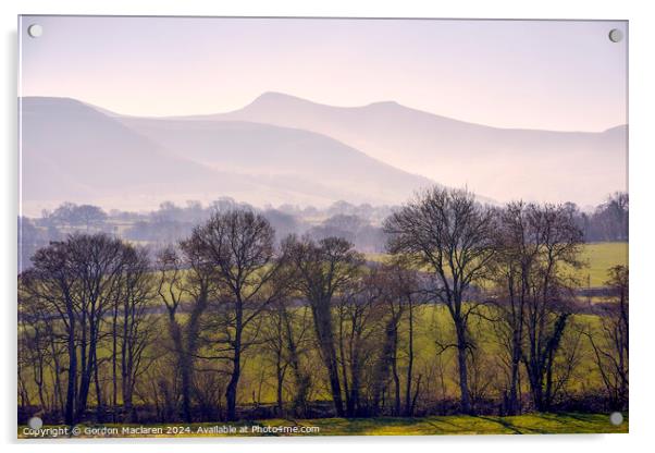 Pen y Fan Brecon Beacons (Bannau Brycheiniog) Acrylic by Gordon Maclaren