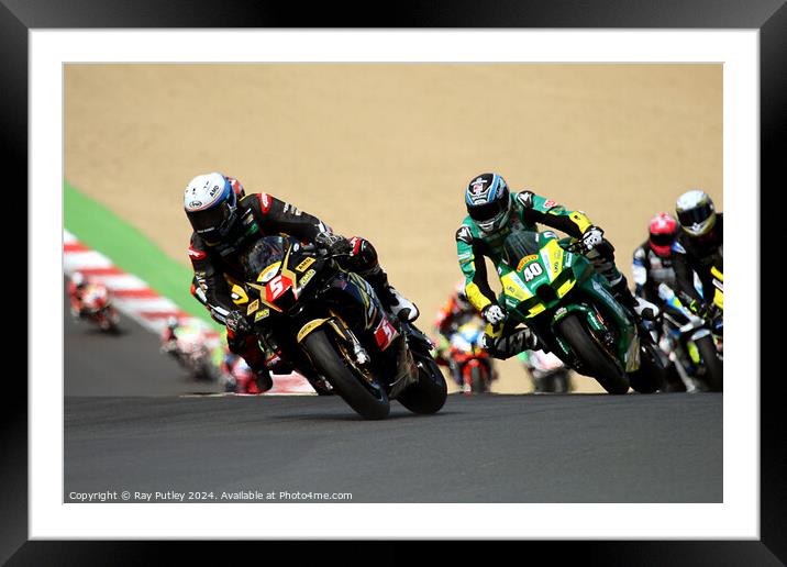 Pirelli National Superstock. Framed Mounted Print by Ray Putley