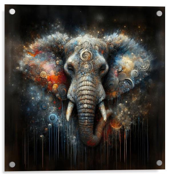 Elephant Acrylic by Scott Anderson