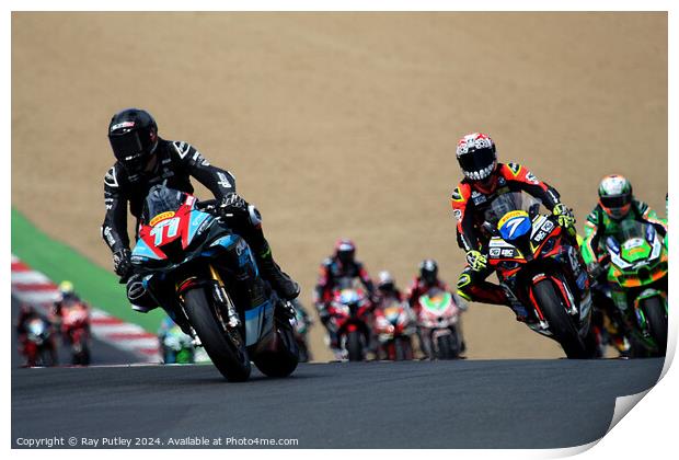 Pirelli National Superstock. Print by Ray Putley
