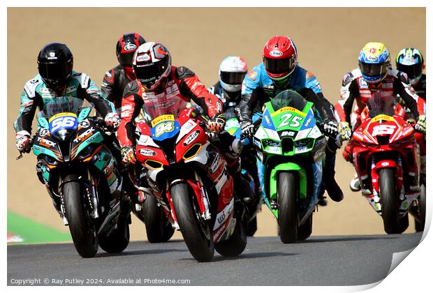 Pirelli National Superstock. Print by Ray Putley