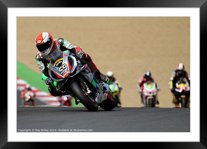 Pirelli National Superstock.  Framed Mounted Print by Ray Putley