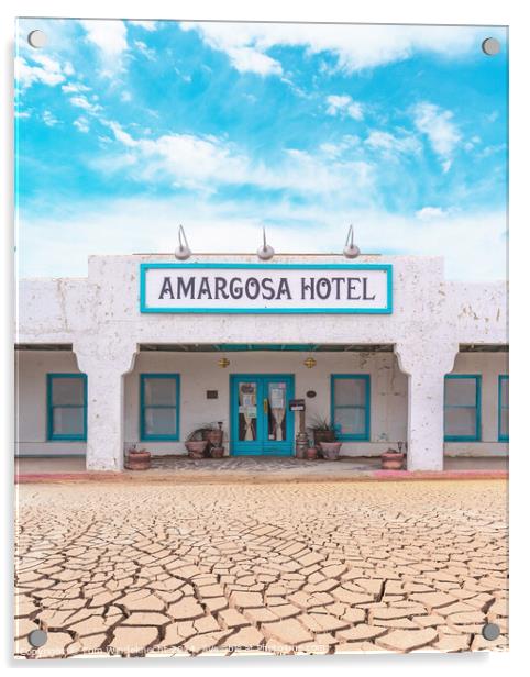 Amargosa Hotel - Death Valley Junction California Acrylic by Tom Windeknecht
