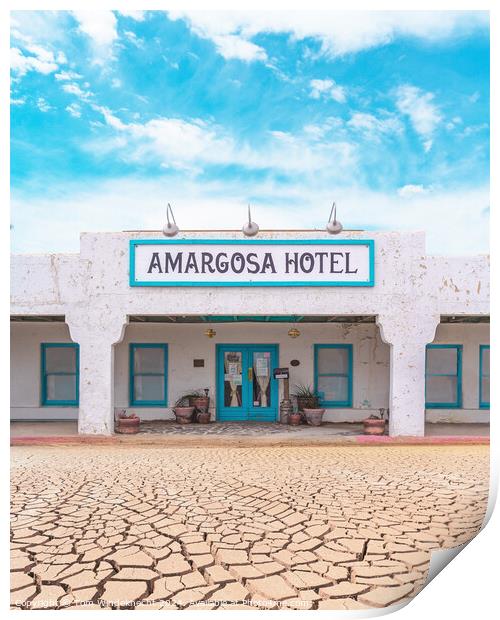 Amargosa Hotel - Death Valley Junction California Print by Tom Windeknecht
