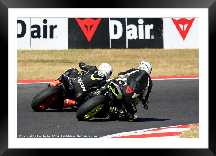 Ducati TriOptions Cup. Framed Mounted Print by Ray Putley