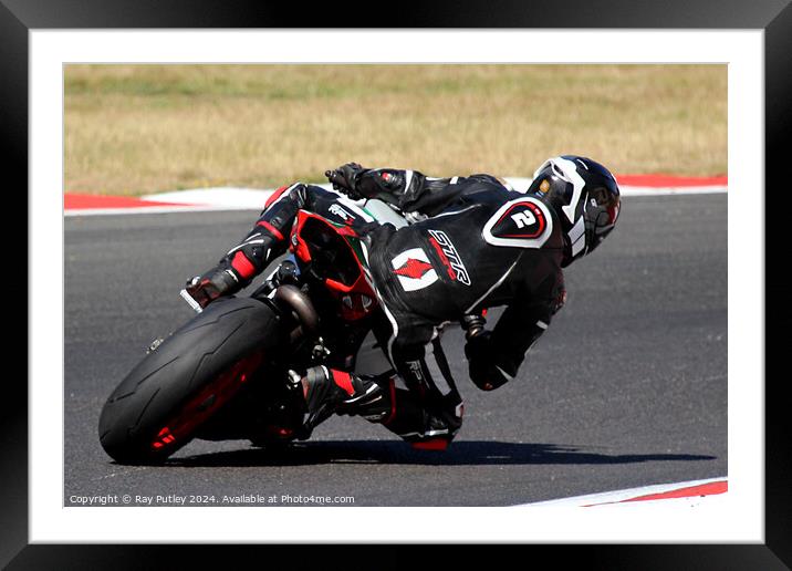 Ducati TriOptions Cup. Framed Mounted Print by Ray Putley