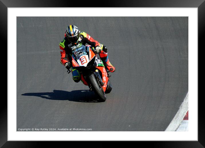 Ducati TriOptions Cup. Framed Mounted Print by Ray Putley