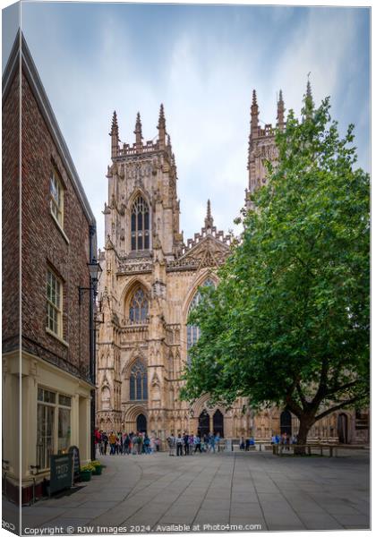 York Minster Canvas Print by RJW Images