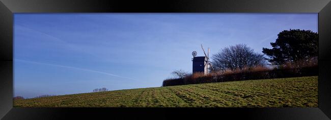 Hogg Hill Mill, Icklesham, East Sussex England Uk Framed Print by John Gilham