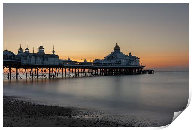 Sunrise at Eastbourne Pier, Sussex, England Print by Dave Collins