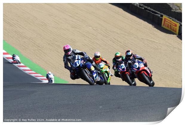 Quattro Group British Supersport British GP2. Print by Ray Putley