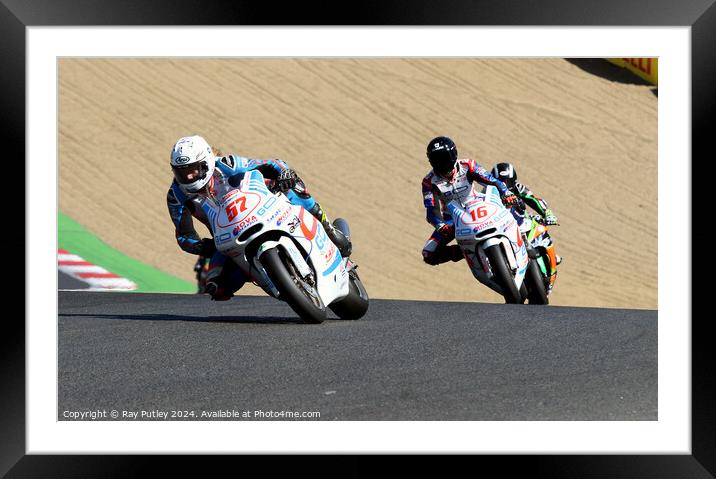 Quattro Group British Supersport British GP2. Framed Mounted Print by Ray Putley