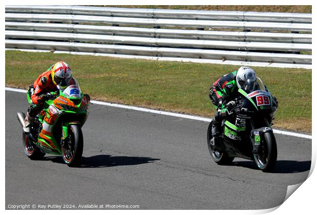 Quattro Group British Supersport British GP2. Print by Ray Putley