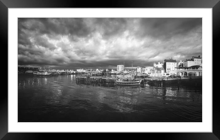Moody Bridlington Framed Mounted Print by Tim Hill