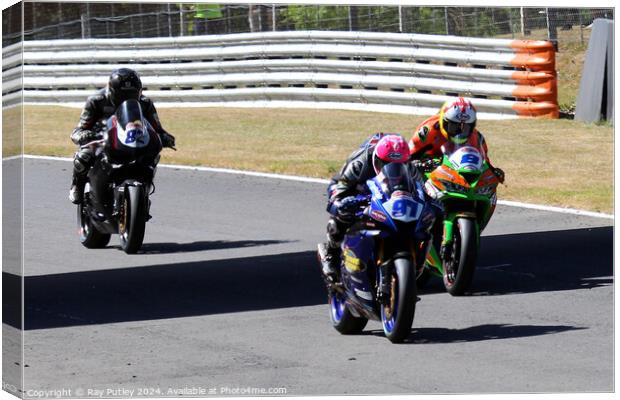 Quattro Group British Supersport British GP2. Canvas Print by Ray Putley