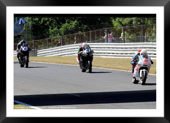 Quattro Group British Supersport British GP2. Framed Mounted Print by Ray Putley