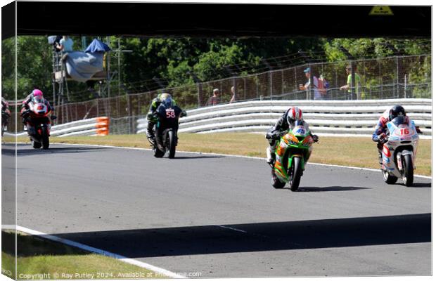 Quattro Group British Supersport British GP2. Canvas Print by Ray Putley