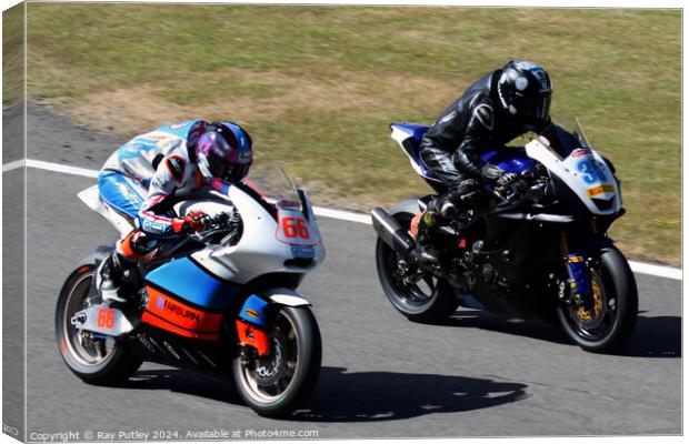 Quattro Group British Supersport British GP2. Canvas Print by Ray Putley