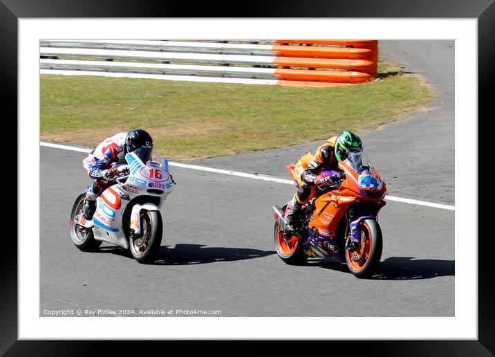 Quattro Group British Supersport British GP2. Framed Mounted Print by Ray Putley