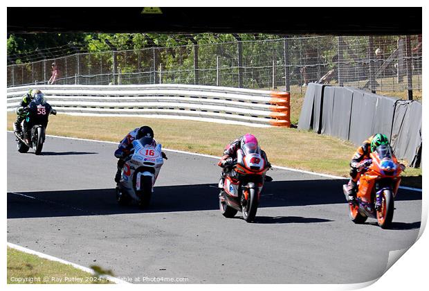 Quattro Group British Supersport British GP2. Print by Ray Putley