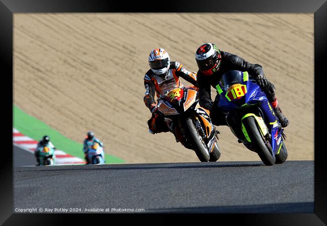 Pirelli National Junior Superstock. Framed Print by Ray Putley