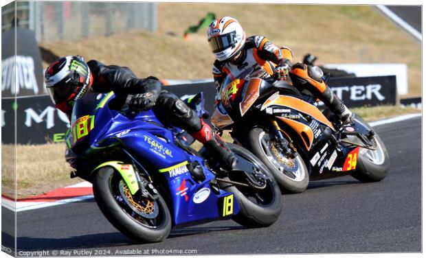 Pirelli National Junior Superstock. Canvas Print by Ray Putley