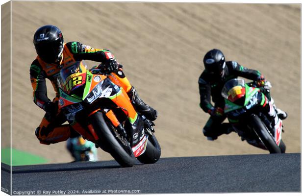 Pirelli National Junior Superstock. Canvas Print by Ray Putley
