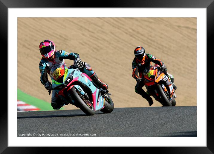 Pirelli National Junior Superstock- Brands Hatch  Framed Mounted Print by Ray Putley