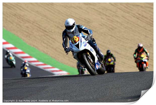 Pirelli National Junior Superstock- Brands Hatch  Print by Ray Putley