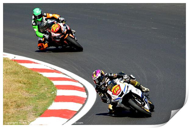 Pirelli National Junior Superstock- Brands Hatch  Print by Ray Putley