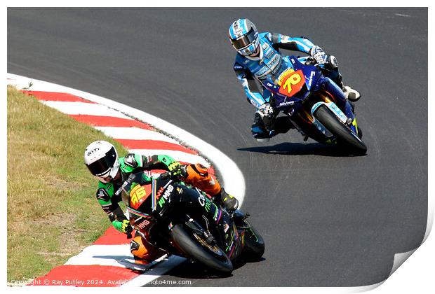 Pirelli National Junior Superstock- Brands Hatch  Print by Ray Putley