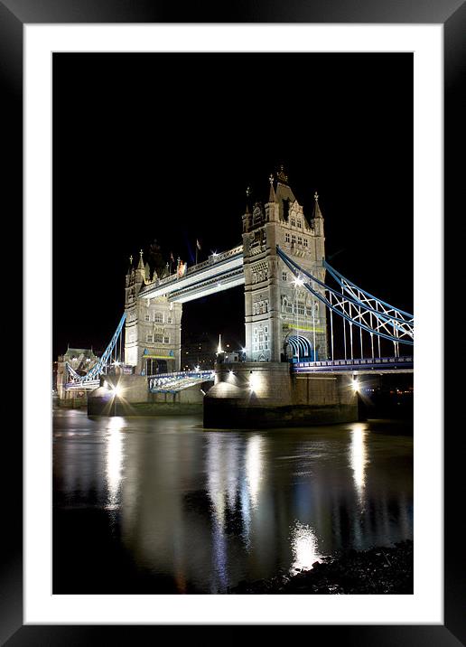 London Tower Bridge Framed Mounted Print by Phil Clements
