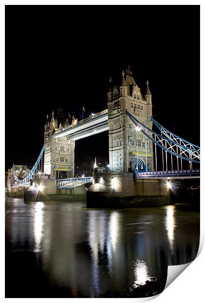 London Tower Bridge Print by Phil Clements