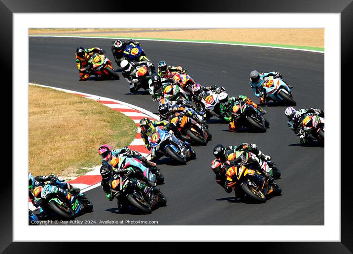 Pirelli National Junior Superstock- Brands Hatch  Framed Mounted Print by Ray Putley