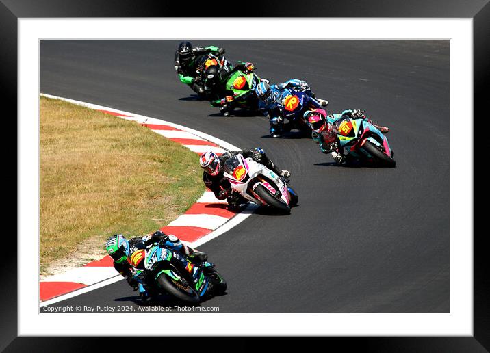 Pirelli National Junior Superstock- Brands Hatch  Framed Mounted Print by Ray Putley