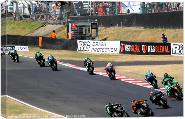 Pirelli National Junior Superstock- Brands Hatch  Canvas Print by Ray Putley