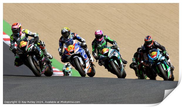 Pirelli National Junior Superstock- Brands Hatch  Print by Ray Putley