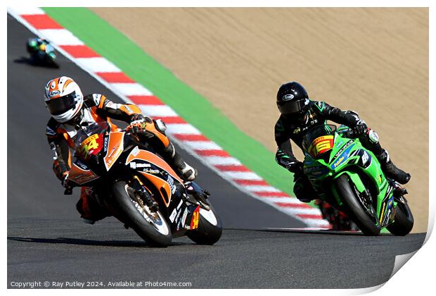 Pirelli National Junior Superstock- Brands Hatch  Print by Ray Putley