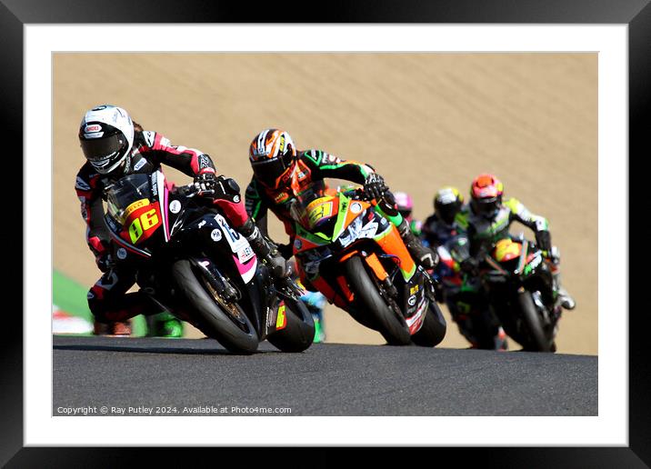 Pirelli National Junior Superstock- Brands Hatch  Framed Mounted Print by Ray Putley