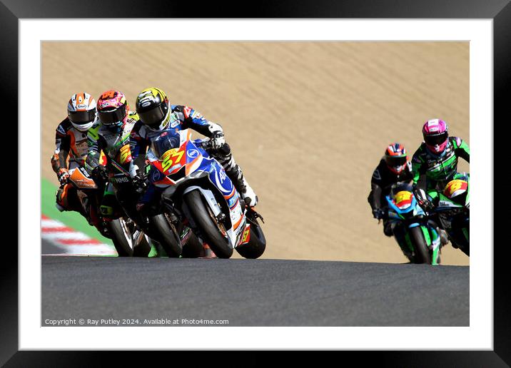 Pirelli National Junior Superstock- Brands Hatch  Framed Mounted Print by Ray Putley