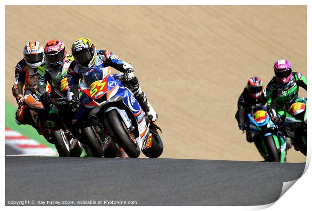 Pirelli National Junior Superstock- Brands Hatch  Print by Ray Putley