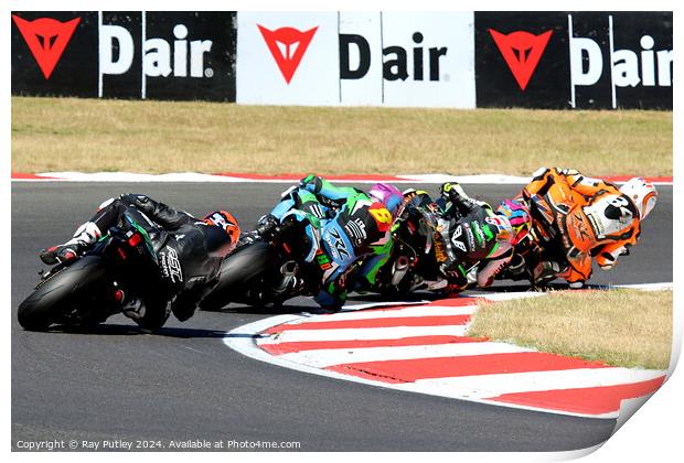 Pirelli National Junior Superstock- Brands Hatch  Print by Ray Putley