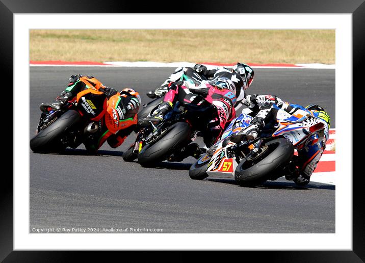 Pirelli National Junior Superstock- Brands Hatch  Framed Mounted Print by Ray Putley