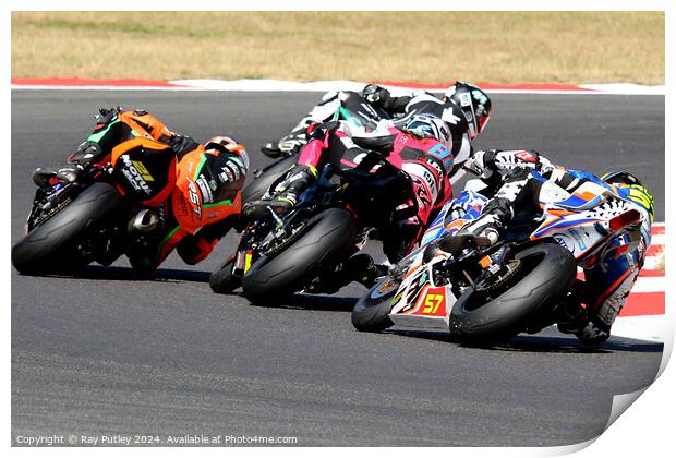 Pirelli National Junior Superstock- Brands Hatch  Print by Ray Putley