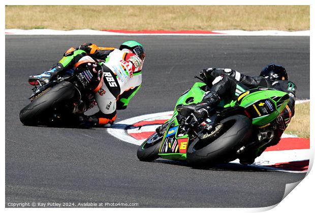 Pirelli National Junior Superstock- Brands Hatch  Print by Ray Putley